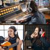 OneOdio Pro30 Wired High-Resolution Audio Headphones, Monitors for DJ Studio Recording, Instrument Practice, Mixing, TV and Movie Watching (Silver)