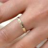 Gold Color Sunflower Thin Stainless Steel Women'S Rings Promise Finger Female Rings Wedding Party Jewelry Gifts 2024 New Trend