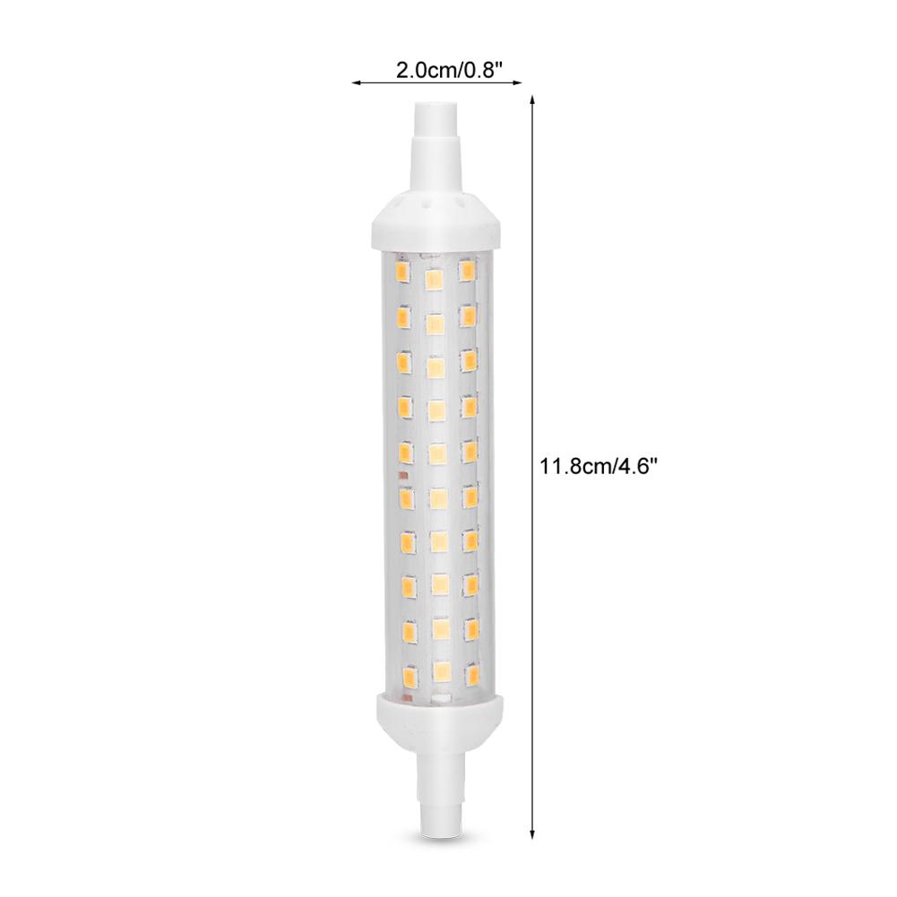 AC220V 9W R7S 360 Degrees  Beam Angle LED Light Bulbs Corn Lamp for Home Hotel Office Shop Warm