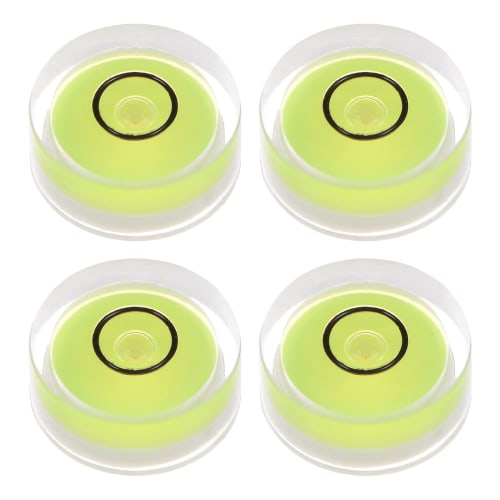 

uxcell Round Bubble Level, 15x6mm, Mini Circular Bullseye Level for Leveling Cameras, Tripods, Telescopes, Workshop Turntables, and Picture Frames, Li