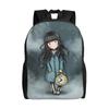 S-Santoro G-Gorjuss Rucksack für Männer Frauen Cooler Studenten Business Tagesrucksack Niedliche Puppen Spielzeug Laptop Computer Umhängetasche Geschenk