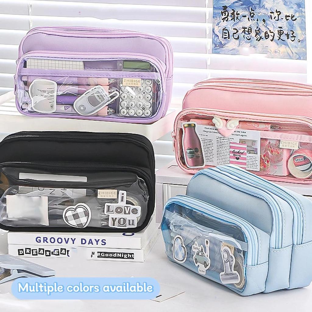 1PC Large-capacity Multi-functional Creative Pencil Case with High Appearance, Simple and Painful Pencil Case