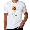 Testicular Cancer Awareness Sunflowers Tshirt Casual Lightweight Short Sleeve Top