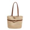 Summer New Style Casual Seaside Vacation Style Straw Woven Bag Fashionable Simple Large Capacity Shoulder Tote Bag Women