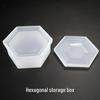 Hexagonal Crystal Epoxy Jewelry Storage DIY Mold – Silicone Gift Box Mold