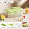 28 Grids Ice Cube Mold Press Ice Tray Bucket Multifunctional Ice Maker with One-touch To Release Portable Ice Box Ice Cube Tray