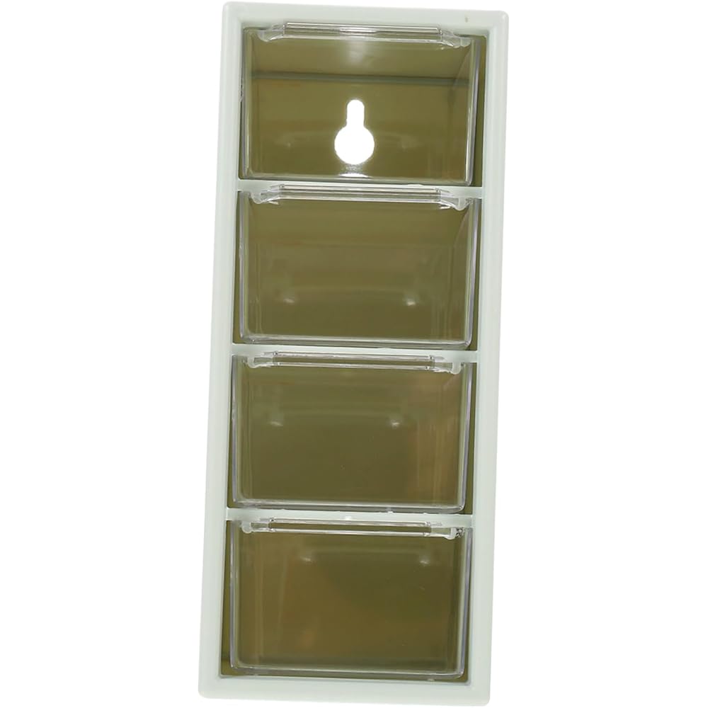 TIDTALEO multi-layer desktop storage box, plastic container for organizing small items, desktop s...