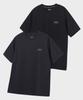 JEEP [2Pack] 190G Single Airgram Muscle Fit Short Sleeve T-Shirt (Jq5Tsu152Bk)