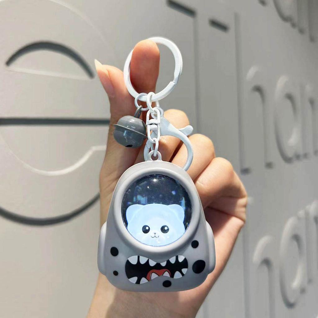 Adorable Sac à Dos Ours Veilleuse Porte-Clés Mignon Accessoire Clé en Plastique Pour Cadeaux