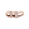 1 pair Toe Separator 5-Hole Fiber Toe Spreader Bunion Corrector Overlapping Toe Separator 2-Hole 3-Hole Orthopedic Tool for Men Women