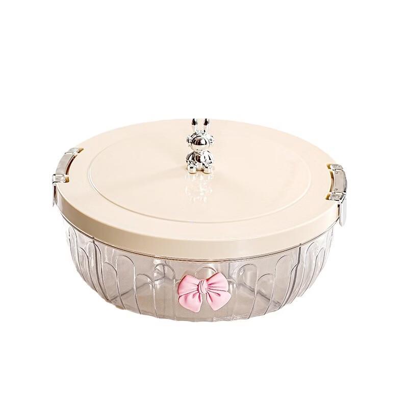 

ZISIZ Covered Fruit Plate Storage Box