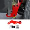 Custom-fit for Suzuki Jimny JB74 JB64 Car Accessories Front and Rear Bumper Tow Hooks Red Fearless Off-Roading Hooks 2025 2024