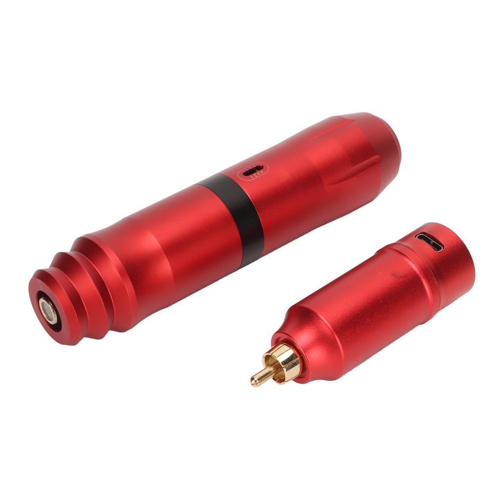1300mAh Wirelss Rotary Tattoo Pen Machine Kit LCD Display RCA Interface 12V 10000RPM Tattoo Power
