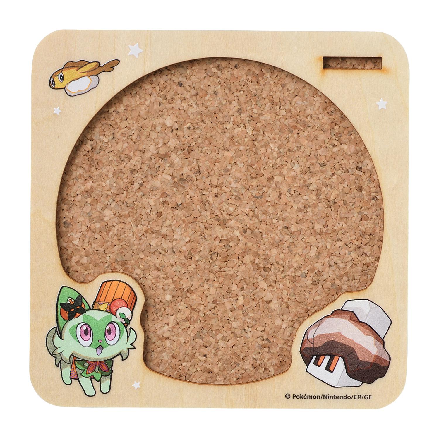 [Pokemon] Pokemon Center Paldea Spooky Halloween Sprigatito & Gengar Wood Coaster
