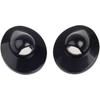 License Plate Lights Lamp Lens Black Housing Compatible with 1999-2015 F150