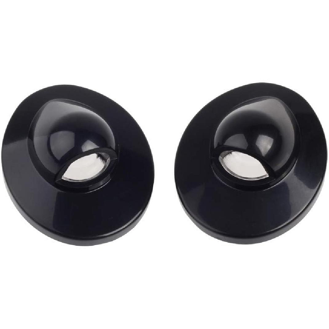 License Plate Lights Lamp Lens Black Housing Compatible with 1999-2015 F150