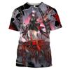Anime Arknights 3D Printed T-Shirts Men Women Game Cosplay Sexy Gril Graphic Tee Casual O-Neck Summer Ovesized T-Shirt