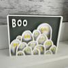 Halloween Picture Frame 3D Printed Ghost Photo Frame Ornaments for Living Room Kids Room Bedroom Halloween Party Decor