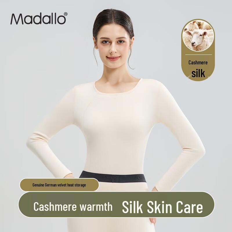 

Женский термокомплект из модальной смеси с перьевым вельветом, кашемиром и шелком XL