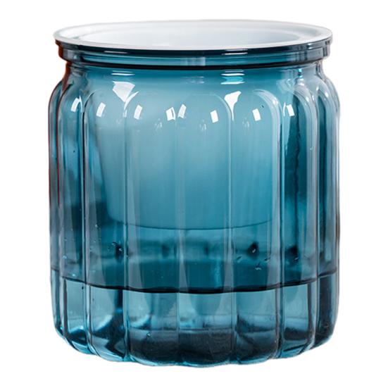 Flowerpot with Drainage Holes Water Filling Port Automatic Self-Watering Hydroponic Flowerpot Transparent Base Plant Container