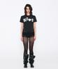 Kimseupeulesikoteunmakes Bumpy Kiss Logo T-Shirt Charcoal