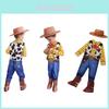 Kids Toy Story Cowboy Woody Bodysuit Cosplay Costume With Hat And Scarf