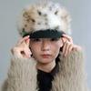 BELLBOY CAP_FUR DOT CREAM