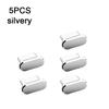 1/2/5pcs Metal Type-C Silicone Dust Plugs Phone USB Port Protector Anti-dust Plug Cover Cap for Samsung Huawei Xiaomi Tablet2