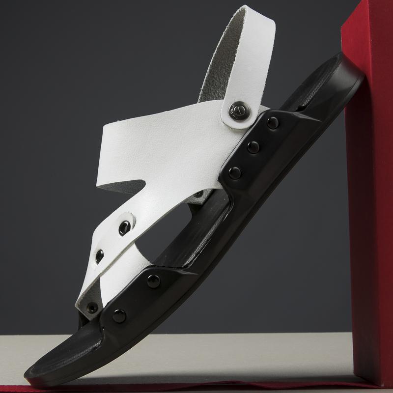 Sommerschuhe Herren Schuhe Sandalen für Herren Echtes Leder Herrenschuhe 2022 Luxus Sandalen Angeln Schwarz Sommerschuhe Mann