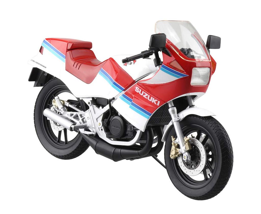 Skynet Finished Bike Suzuki Red x White 1/12 RG250