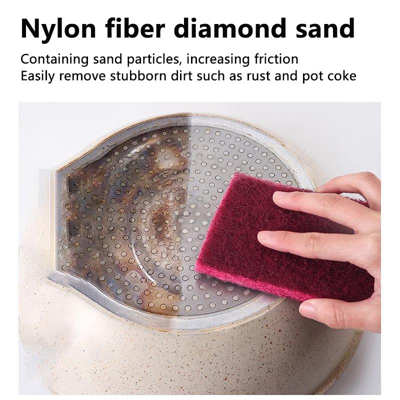 1M/Roll Carborundum Eraser Rust Remover Brush Dish Pot Cleaning Emery Descaling Clean Rub Pots Kitchen Tools Gadgets Accessories
