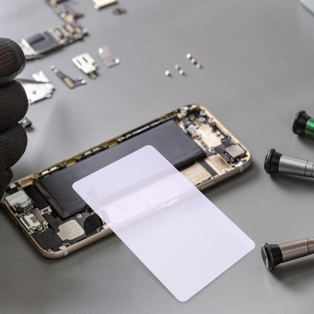 100Pcs Pry Cards for Mobile Phone LCD Screen Repair Durable PVC Opening Tools for Easy Disassembly and Multi-Functional Use