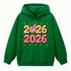 2026 New Year Retro Party Graphic Clothing Disco Ball Design Creative Hoodies Women Casual Fashion Happy New Year Holiday Tops