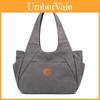 Womens Canvas Tote Bag With Zipper Pockets For Daily Urban Use