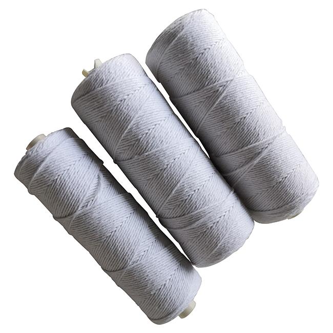 Efficient Cotton Linen for Candle Packaging Bohemia Cotton Weave Candle Holder Cotton Braid Woven Candle Wick
