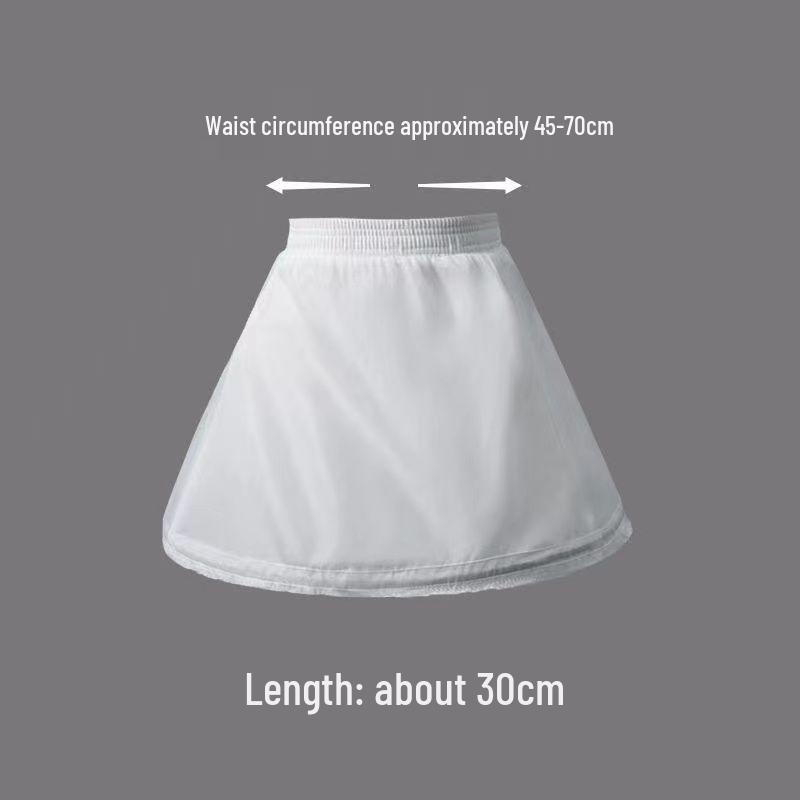 Lolita Adjustable Puffy Crystal Yarn Petticoat Underskirt