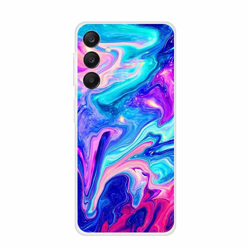 Marble Patterns Phone Case for Samsung A25 Soft Transparent TPU Clear Cover for Samsung Galaxy A 25 Protective Silicone Shell