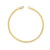 Punk Flache Schlangenkette Armband 3mm Gold Silber Farbe Edelstahl Prägung Handketten für Männer Frauen Mode Schmuck Geschenk