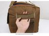 Men's Large Waterproof Canvas Travel Bag - Military Style, Portable for Long-Distance Outdoor Use