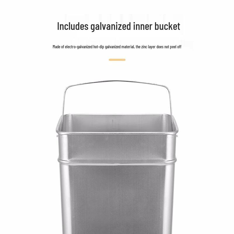 Supercloud Stainless Steel Hotel Lobby Ashtray Trash Can