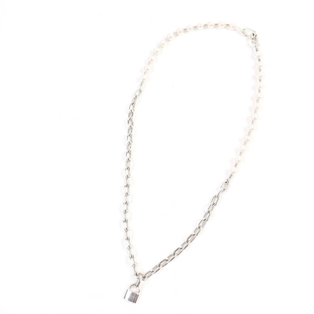 TIFFANY&Co. bracelet Medium Pearl Rock Bracelet Silver AG925 Women Used