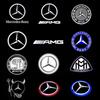 Emblems Set Of 2 High Laser Car Door Logo Projector Welcome Light Super Clear Projection LED Courtesy Lamp For Mercedes-Benz PQRST1