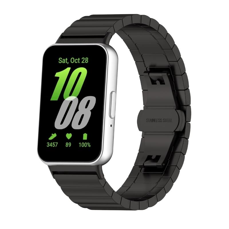 Stainless Watch Bands for Fit 3 Quick Release Strap Replacement Bands Wristband Sweatproof Bracelets Belt