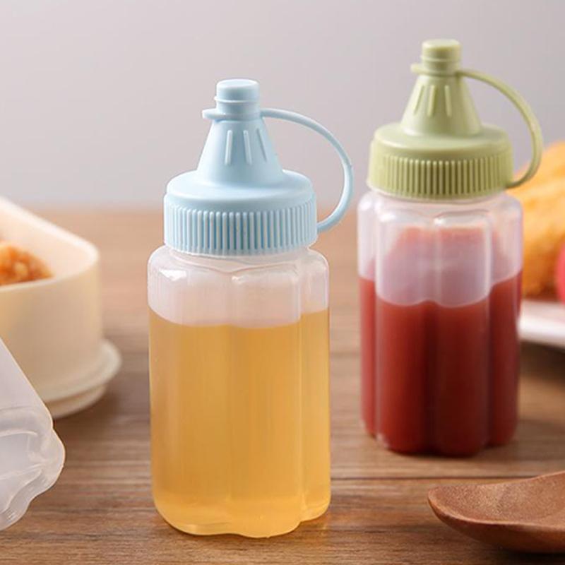 Mini Sauce Squeeze Plastic Seasoning Box Cat Claw Condiment Dressing Salad Dressing Containers For Outdoor Barbecue Camping