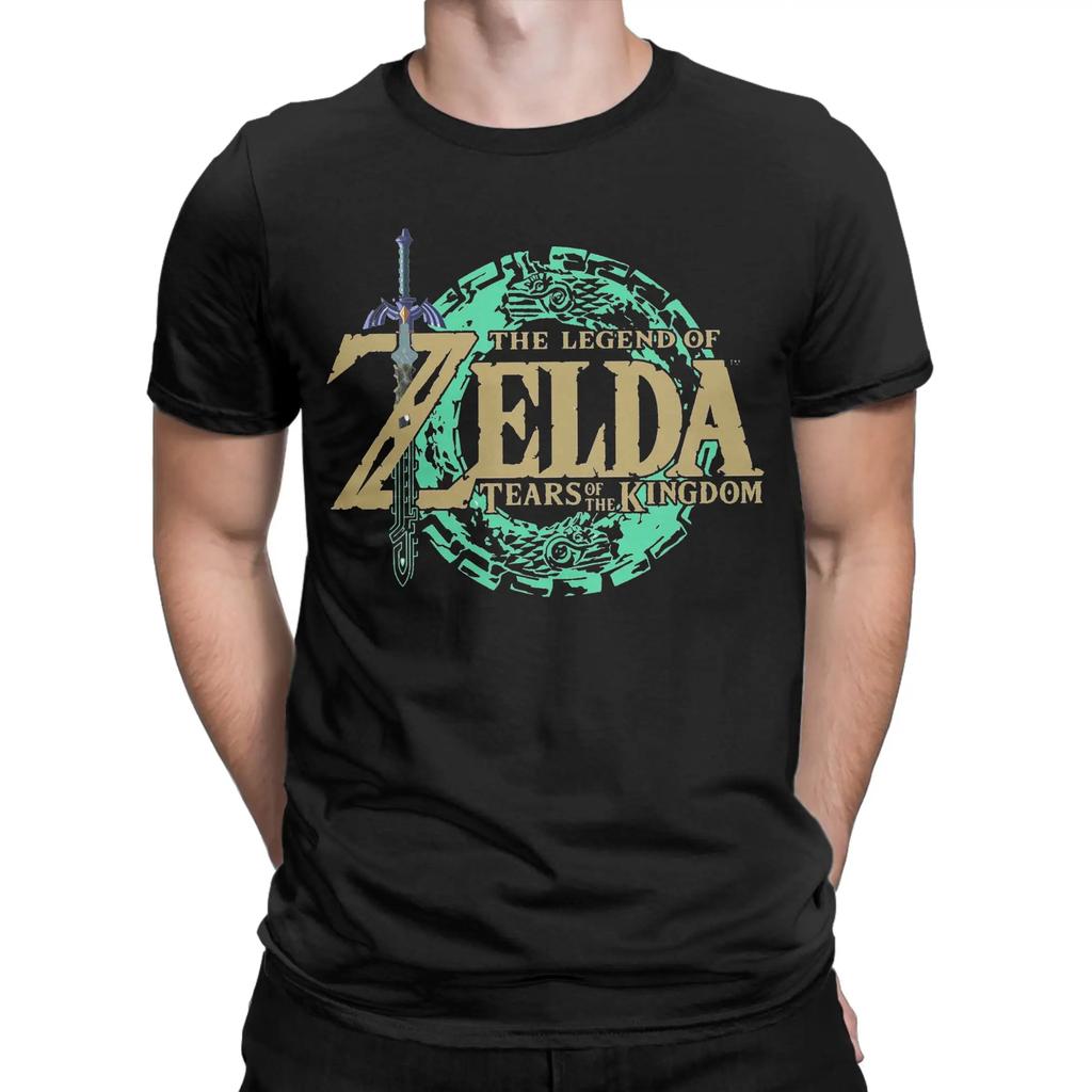 Unisex Unisex Zelda Tears Of The Kingdom T Shirts Game Pure Cotton Clothes Humor Short Sleeve Crewneck Tees 4xl 5xl 6xl Tshirt