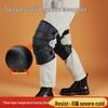 Ousen Winter Thermal Leather & Wool Leg Guards
