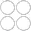 4PCS Water Distiller Sealing Silicone Gaskets, Heat Resistant Replacement Parts for 4L Water Distillers, Compatible with Various (4L)