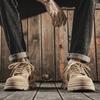 Men's Shoes Casual Surface Flat Autumn Construction Site Work Work Anti Slip Wear-Resistant Sports Leisure Mountain Climbing