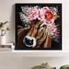 New Arrival 5D DIY Full Circle Diamond Painting "Ox" Embroidery Cross Stitch Home Decor Gift