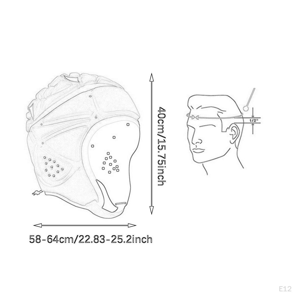 Protective Cap for Rugby Goalkeepers Soft Headgear Football